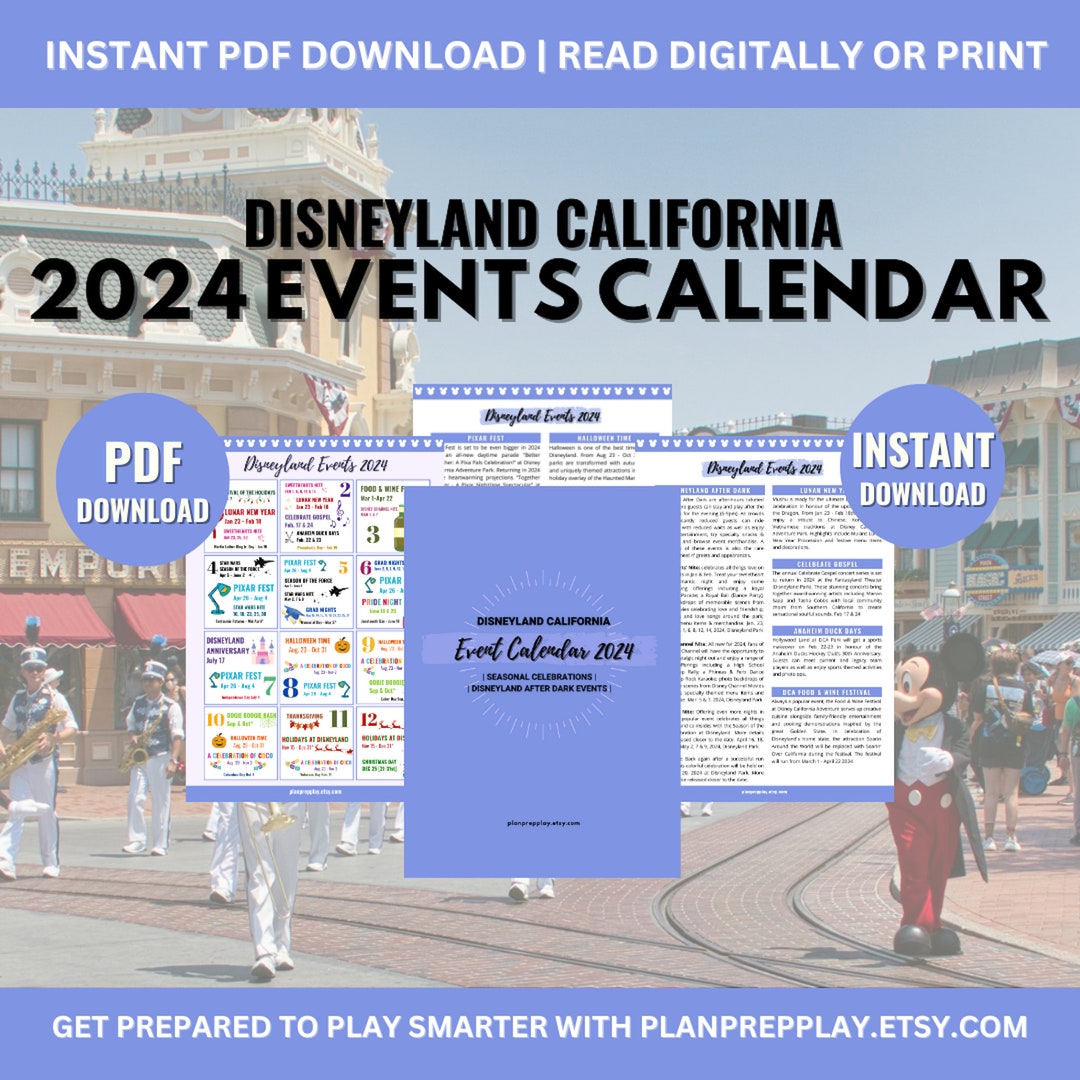Disneyland California Events Calendar 2025 Seasonal Events & After Dark