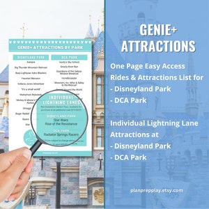 Disneyland Genie Guide, Tips and Planner Genie Plus Toon Town Updated Disneyland California 2024-25 Update April 2024 image 4