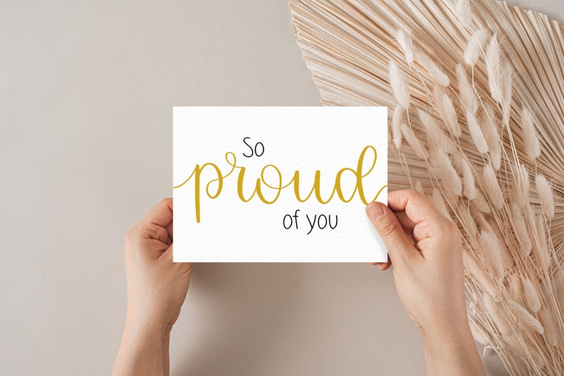 So Proud of You - Congratulations Celebrate an Accomplishment Special ...