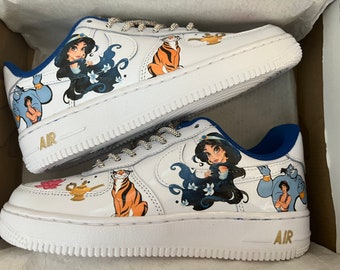 Jasmine Aladdin Disney Inspired Custom Nike Air Force 1