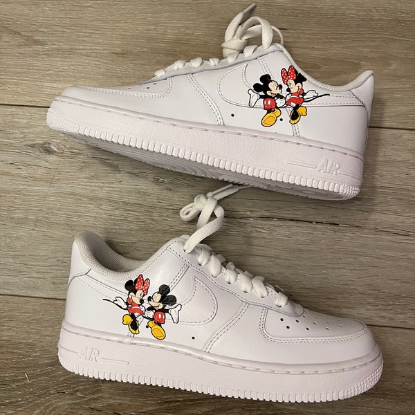 Mickey & Minnie aangepaste Nike Air Force 1