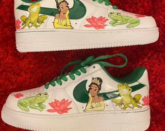 Tiana Disney Princesa Nike Air Force 1 Personalizada