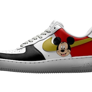 Mickey & Minnie Custom Nike Air Force 1 Mickey Face