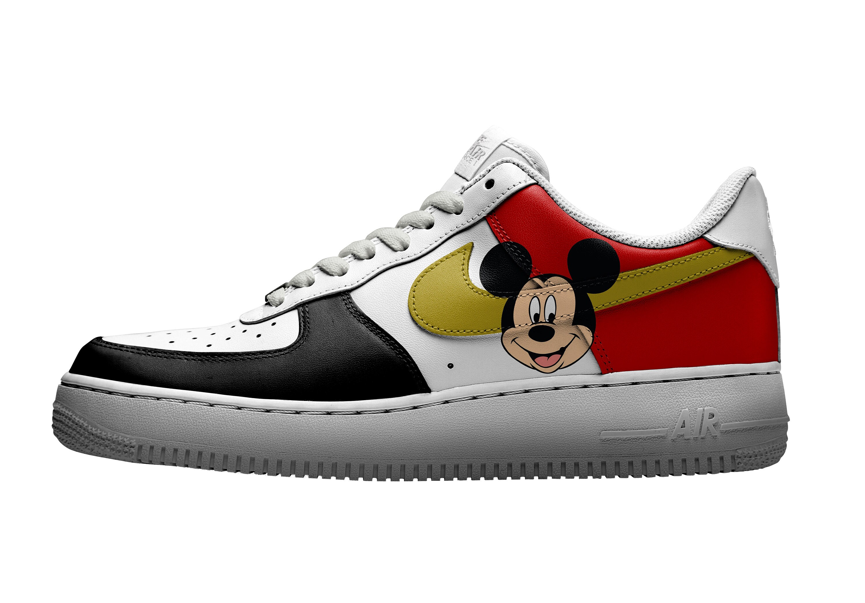 Perdóneme pasos Letrista Mickey & Minnie Nike Air Force Personalizada 1 - Etsy España