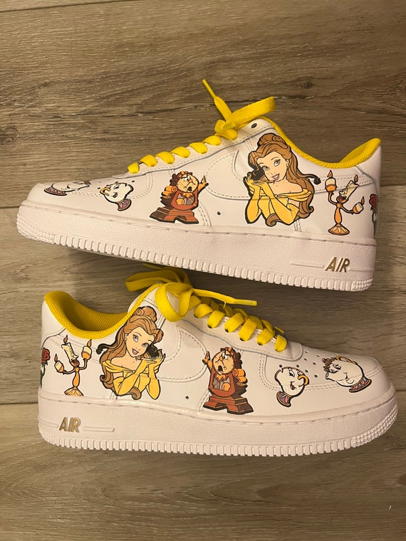 Disney Princess Custom Nike Air Force 1 Etsy