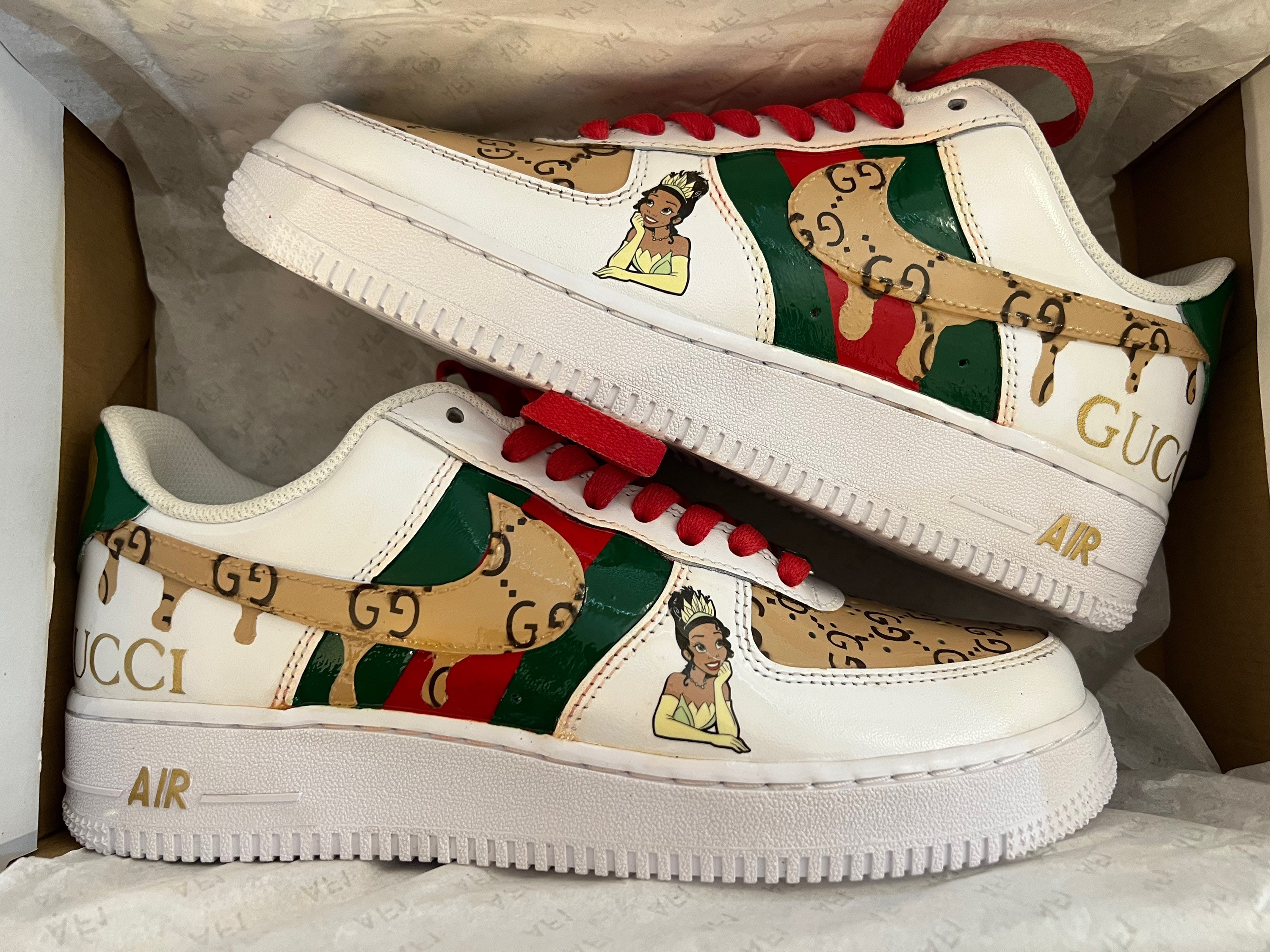 custom mickey mouse air force ones nike - Color DZ1382 - Tiffany