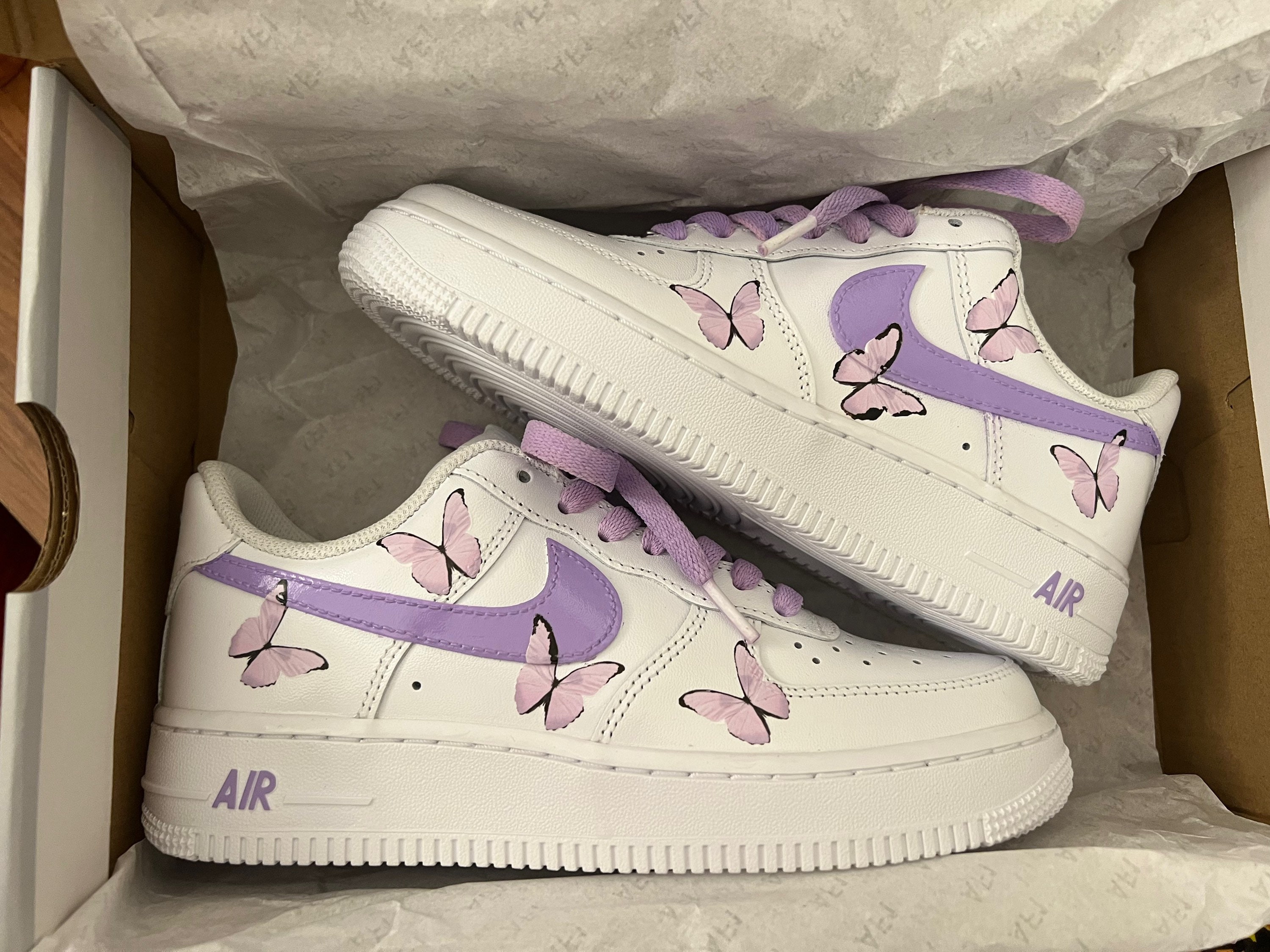 Butterfly Drip Swoosh Custom Air Force 1 🦋😍, Gallery posted by  SoleCraftStudio