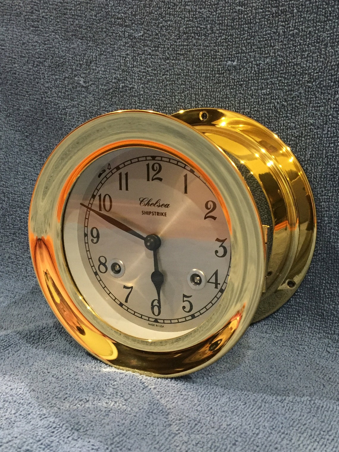 Fully Restored Boston / Chelsea Ships Bell Clock Etsy