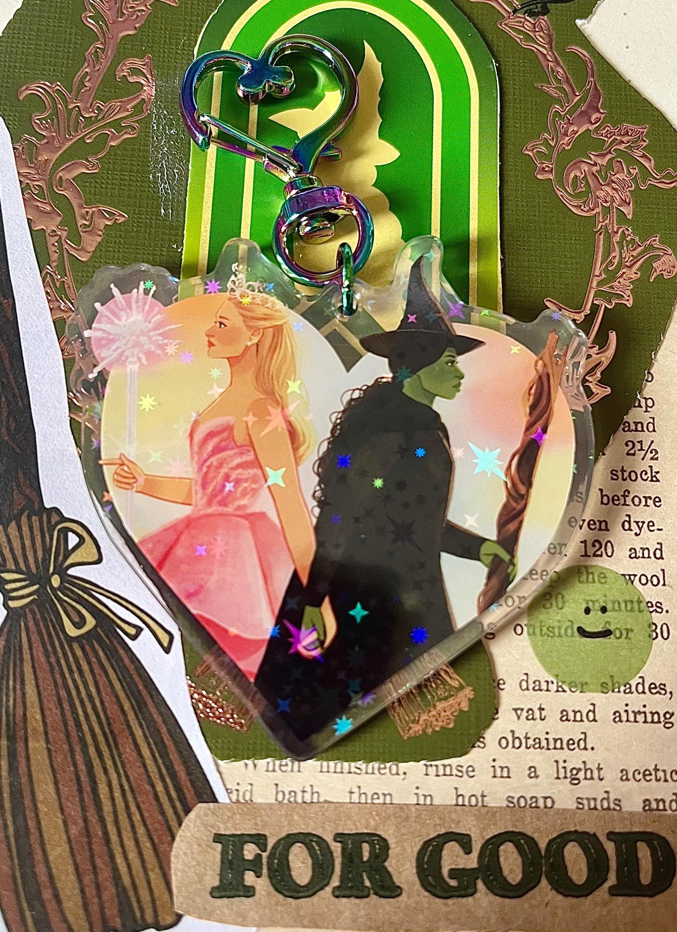 Elphaba and Glinda - Wicked - Star Pattern Holographic Acrylic