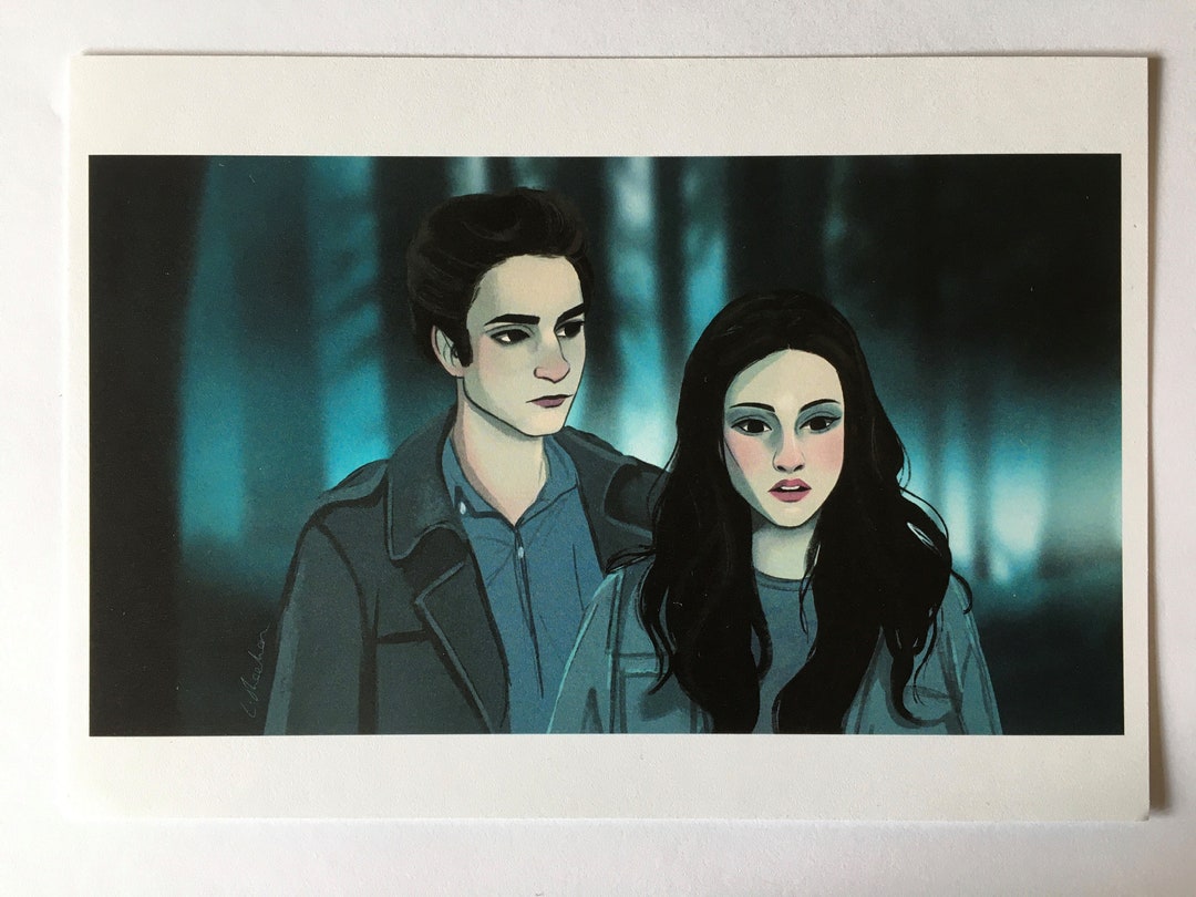 Twilight Bella and Edward Art Print - Etsy