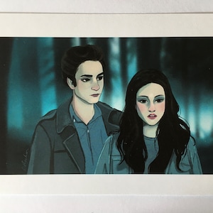 Twilight Bella and Edward Art Print
