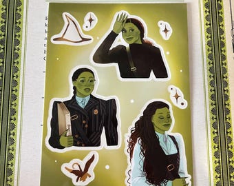 Wicked Sticker Sheet - Elphaba