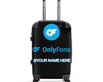 ONLYFANS Personalized Custom Name Suitcase Hard-shell suitcase Catch Flights & Subscribers