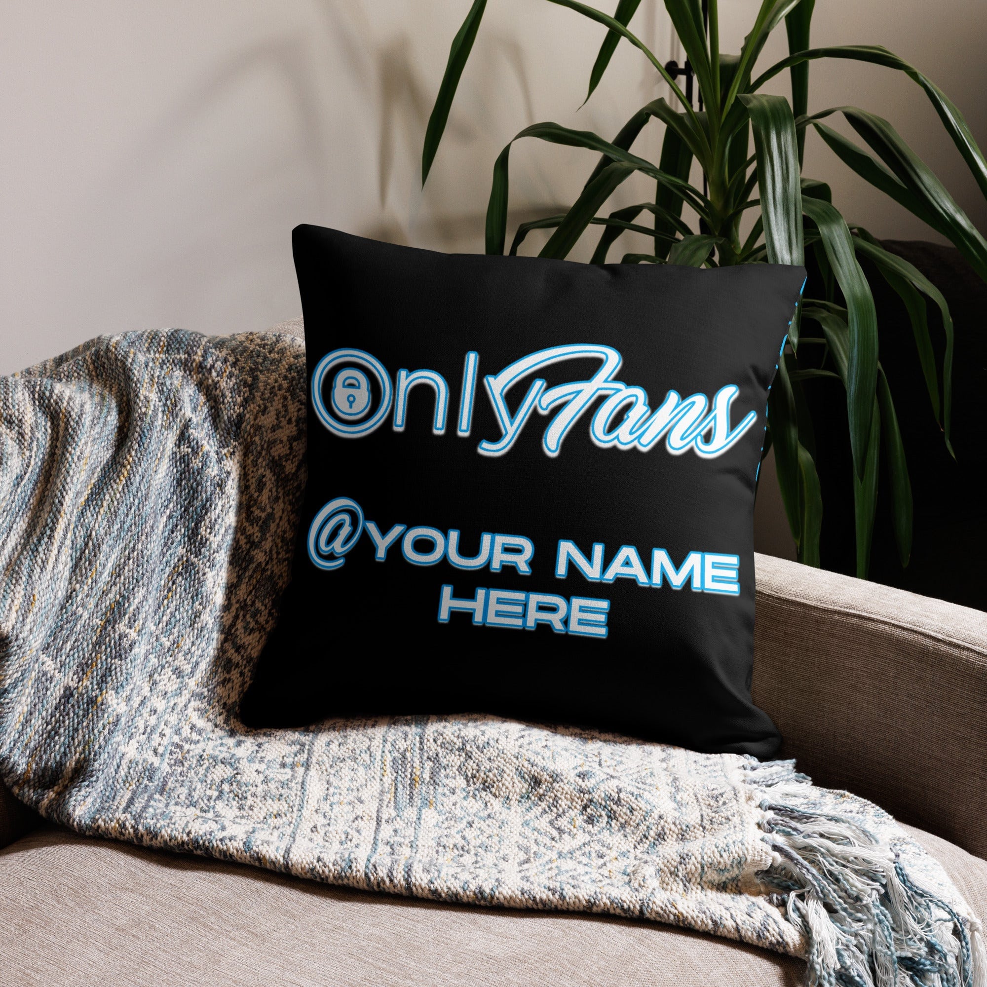 Personalized Custom Onlyfans Premium Pillow Content Creator, Custom