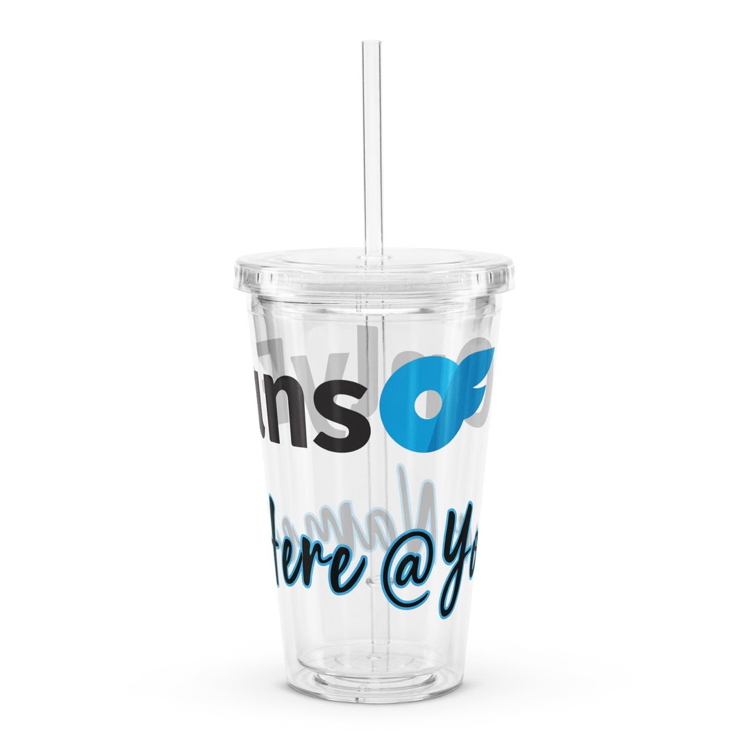 Onlyfans Personalized Thirst Trap Deluxe Custom Clear Plastic Tumbler