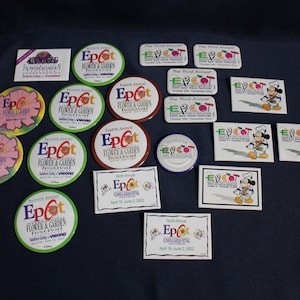 Vintage Disney Epcot Festival Pins