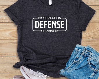 Promotion Defense Survivor • Shirt • Tank Top • Hoodie • Promotion T-Shirt • Phd Graduation Gift • Law Student Tee • Phd Student