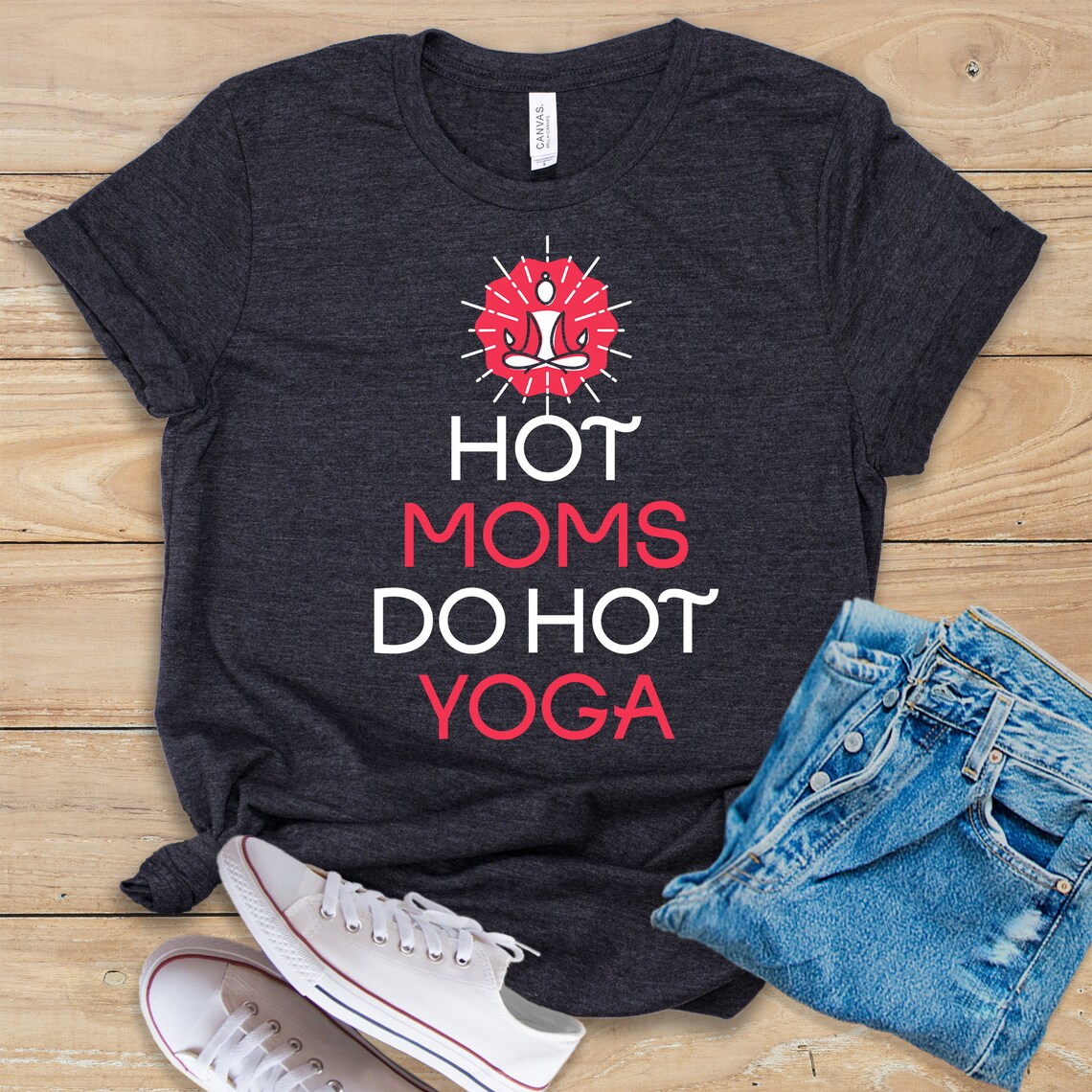 Hot Moms Do Hot Yoga Chemise D bardeur Sweat Capuche Etsy France