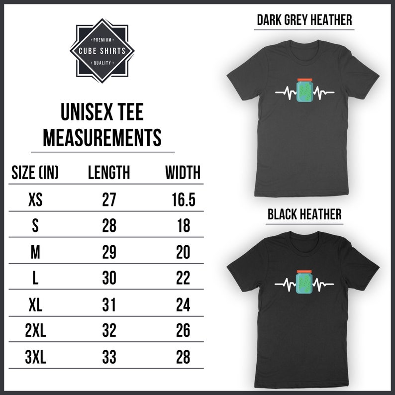 Pickle Jar Heartbeat / Shirt / Tank Top / Hoodie / Funny Etsy