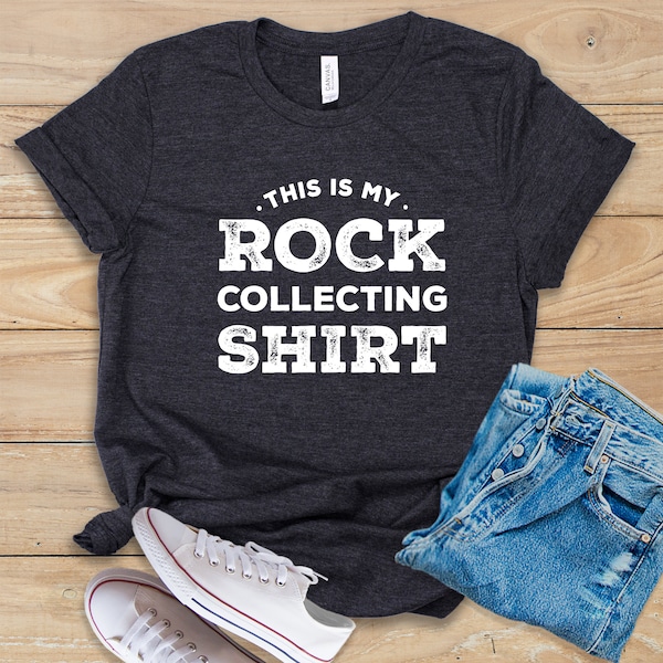 This Is My Rock Collecting Shirt • Tank Top • Hoodie • Funny Rock Collecting Shirt • Rock Collection Tee • Rock Collector Gift