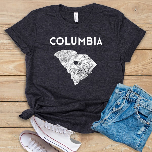Columbia South Carolina • Shirt • Tank Top • Hoodie • Columbia • South Carolina Shirt • Columbia SC • South Carolina • South Carolina Map