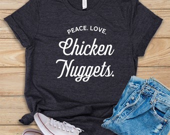 Chicken Nuggets Turned Me Gay White Print Pullovers | LookHUMAN