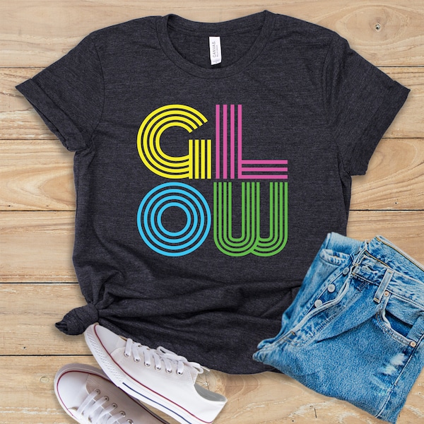 GLOW • Shirt • Tank Top • Hoodie • Cute Glow T-Shirt • Glow Shirt Design • Glow Birthday Party Gift • Neon Glow T-Shirt • Funny Glow Tee