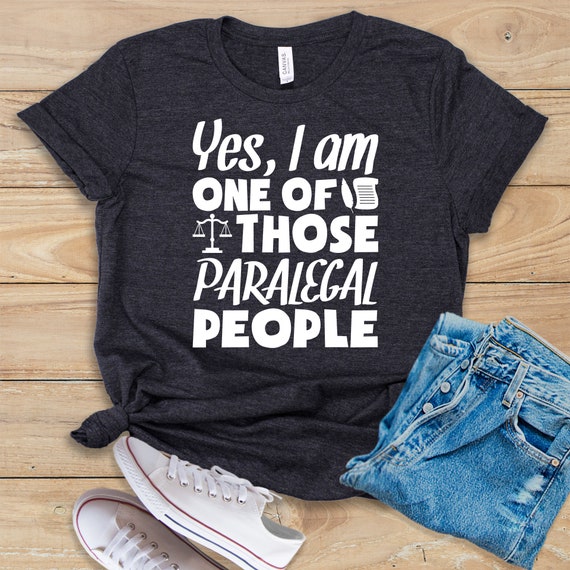 Yes I Am One of Those Paralegal People Shirt Tank Top - Etsy