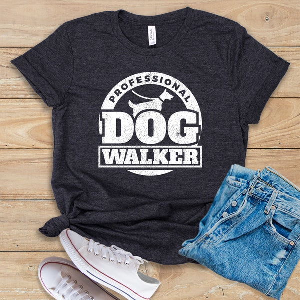 Professional Dog Walker • Shirt • Tank Top • Hoodie • Funny Dog Owner Shirt • Dog Walking T-Shirt • Dog Walker Gift • Pet Dog Walking Tee