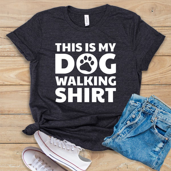 This Is My Dog Walking Shirt • Shirt • Tank Top • Hoodie • Funny Dog Walking T-Shirt • Dog Walker Gift • Dog Owner Shirt • Pet Dog Tee