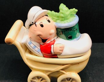 pix Popeye And Olive Oil Salt And Pepper Shakers popeye salt shaker etsy