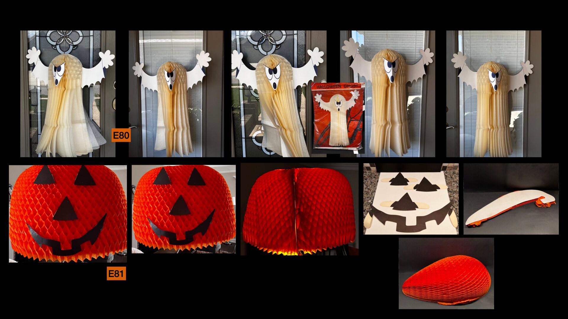 196080s Vintage Halloween Decorations Etsy