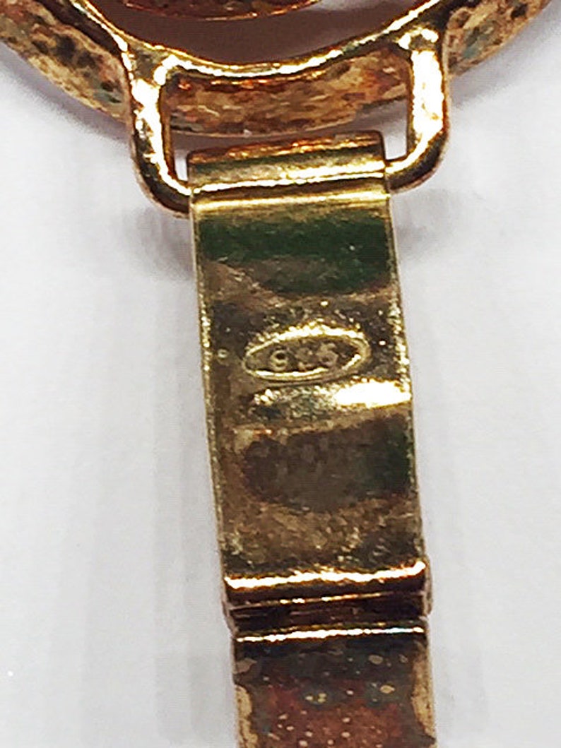 Lirm Israel 925 Gold Plated Sterling Pearls and Swirls Etsy