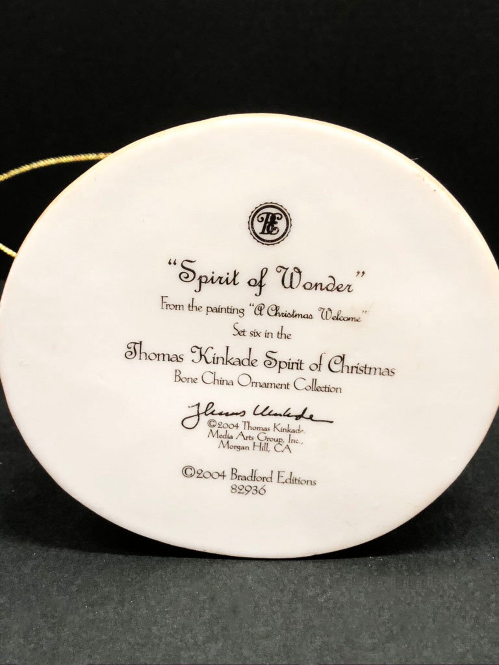 Thomas Kinkade Spirit of Christmas Fine Bone China Ornaments Etsy