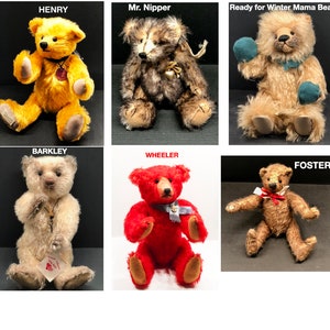 Sharon Barron Teddy Bear - Etsy