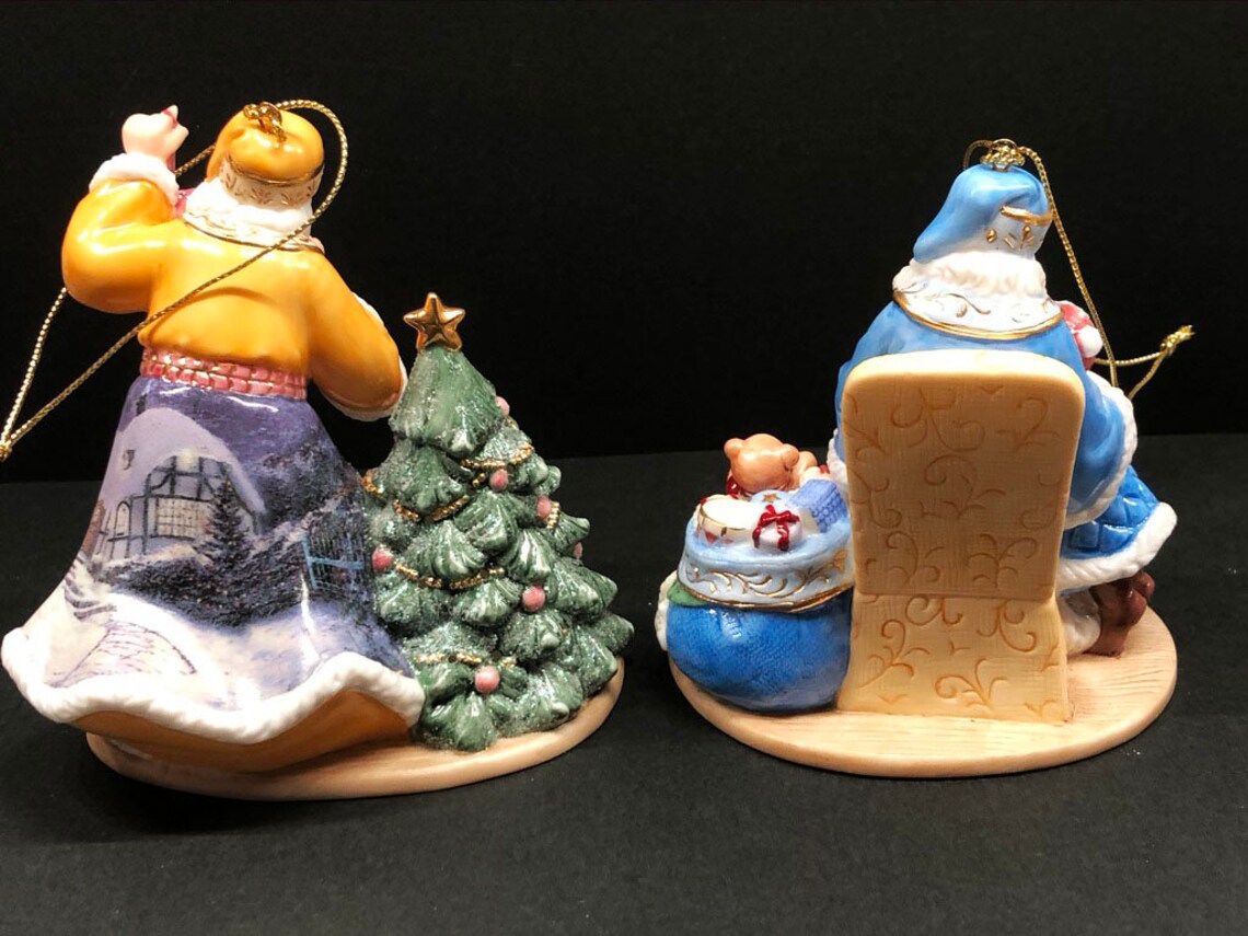 Thomas Kinkade Spirit of Christmas Fine Bone China Ornaments Etsy