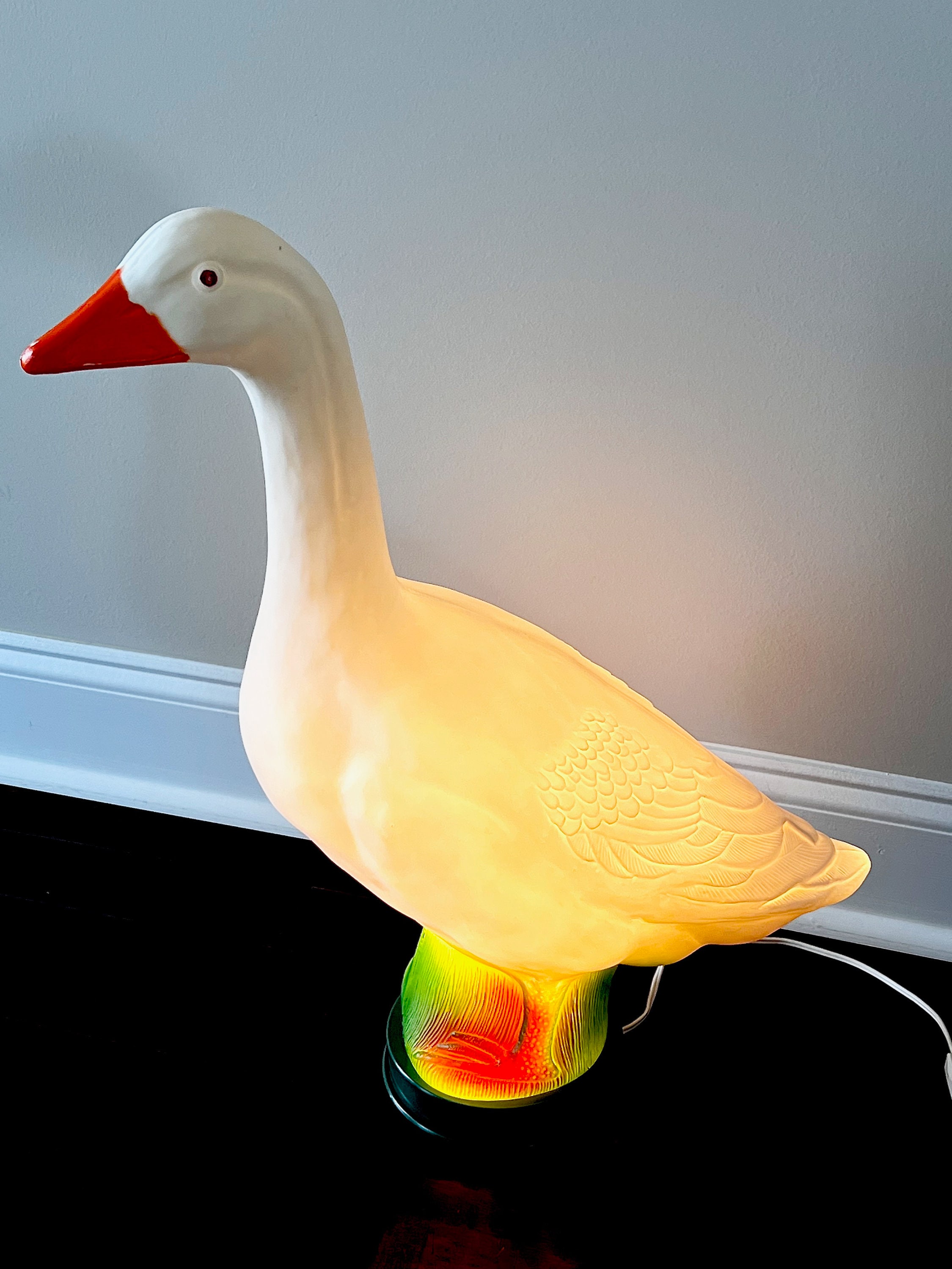 Vintage goose lamp deals