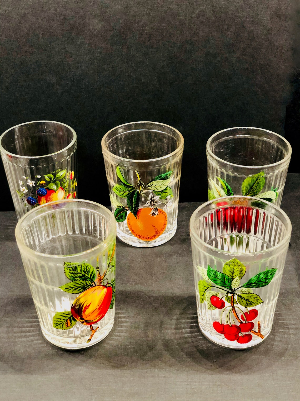 West Virginia Glass Specialty Co orchard Fruit Etsy