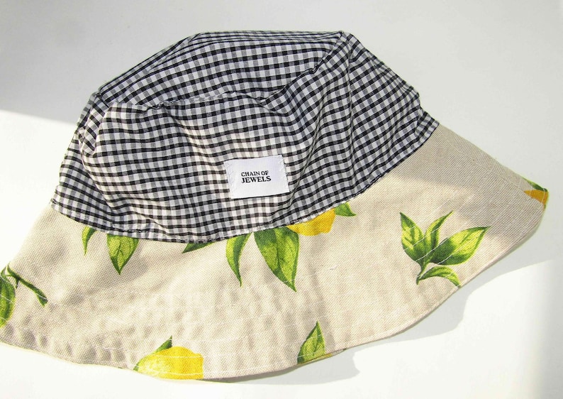 sustainable fashion bucket hat Lemon Bucket Hat fruity