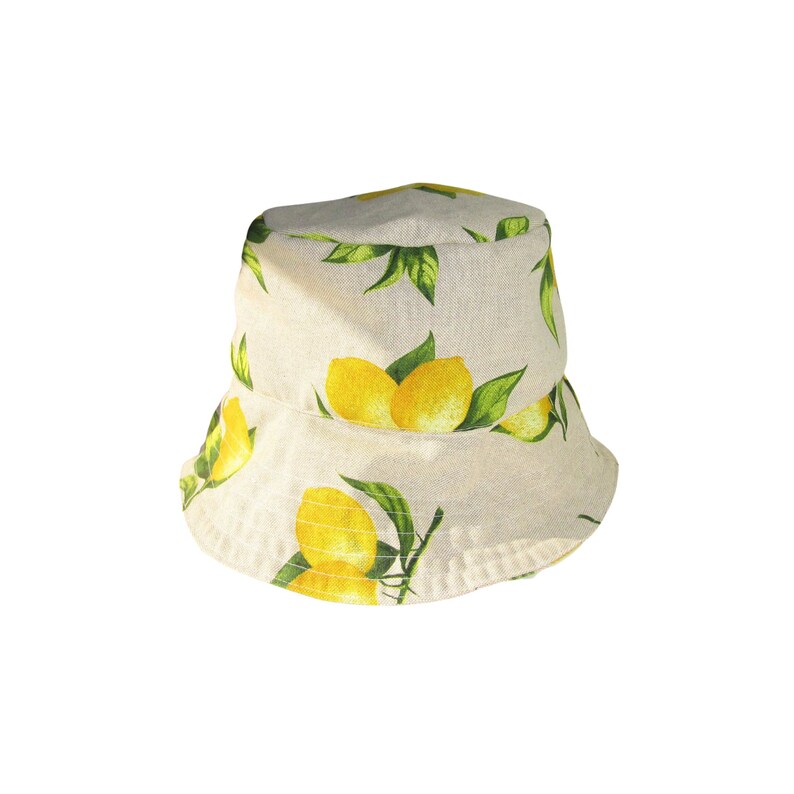 sustainable fashion bucket hat Lemon Bucket Hat fruity