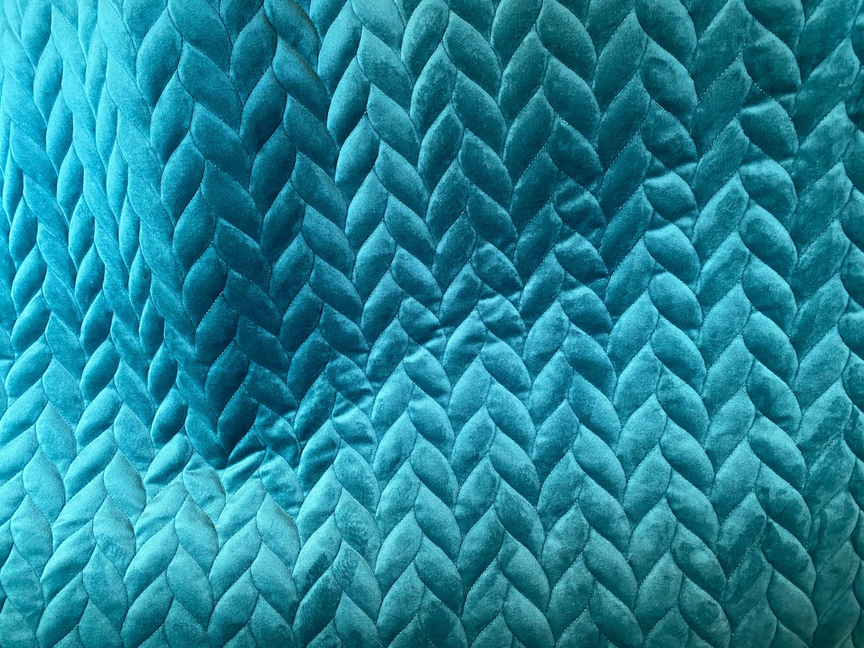 Velvet Quilted Padded 3 Layer Fabric for Upholstery Soft Etsy UK