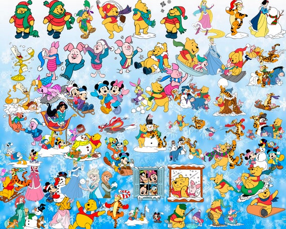 88 winter season clip art cartoon party birthday image scrapbooking instant on download drawing digital png picture printable winter season cartoon pictures