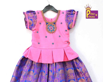 pattu pavadai blouse designs for babies