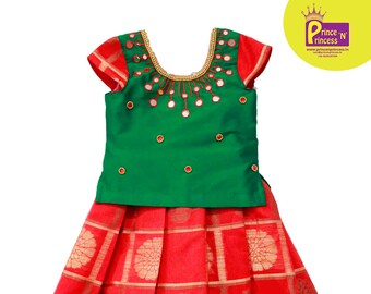 pattu langa designs for newborn babies