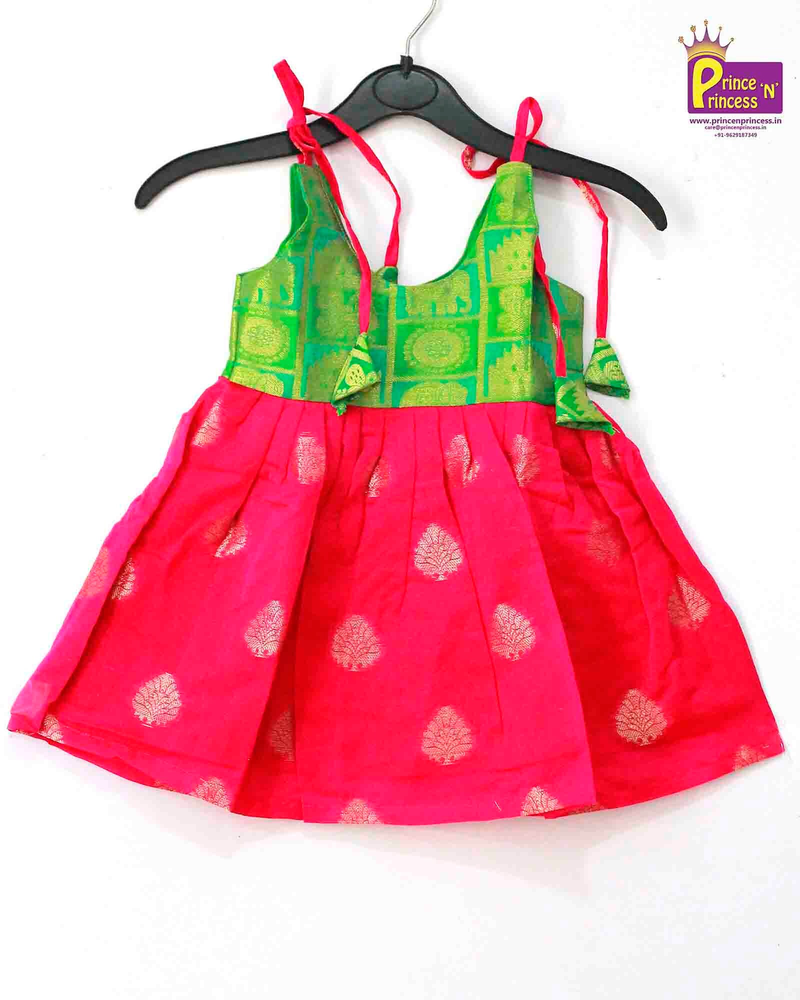 pink colour frocks