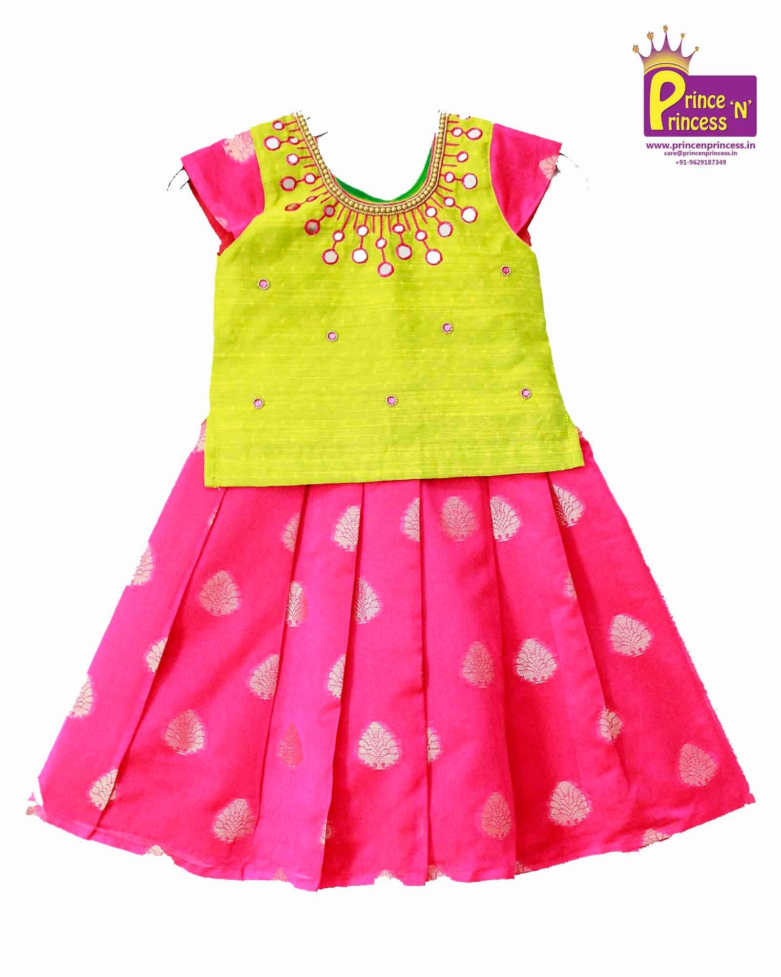 aari work for pattu pavadai
