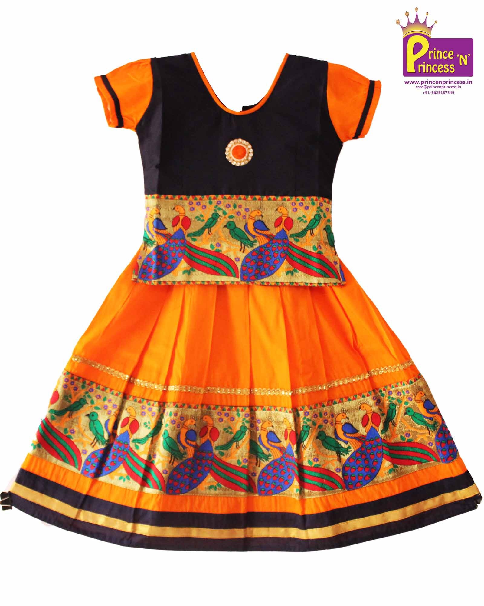 pattu langa for 3 months baby