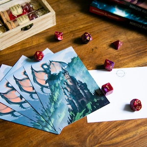 Dungeons and Dragons | Fantasie Drache | Postkarten | Geschenknachricht | 14+ Jahre