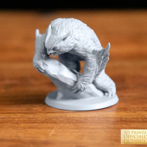 Owlbear RPG Dungeons and Dragons 3D Printed Miniature 14 years Owlbear - Climbing