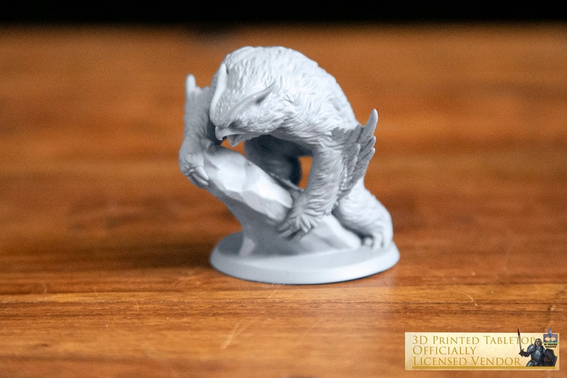 Owlbear RPG Dungeons and Dragons 3D Printed Miniature 14 years Owlbear - Climbing